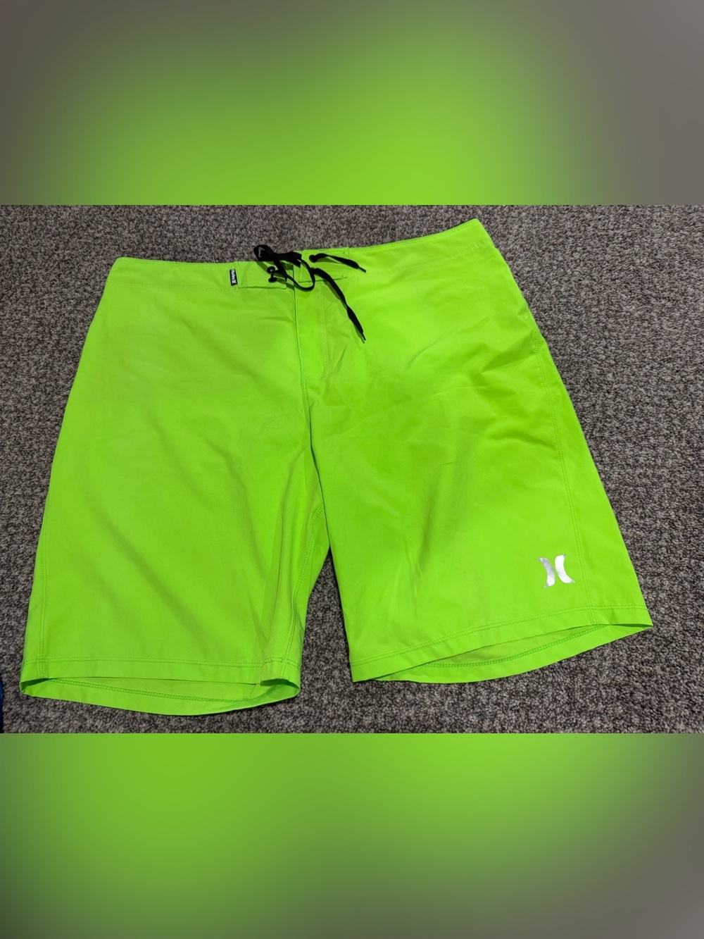 Hurley Men’s Neon Lime Board Shorts